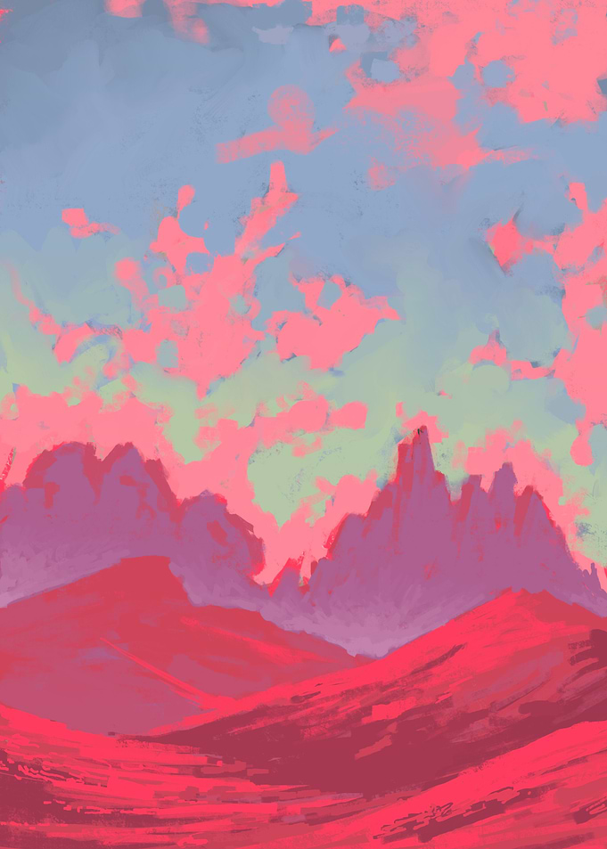 The cotton candy world