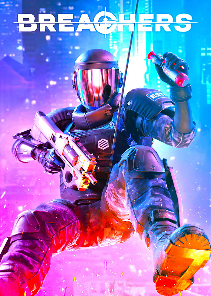 Breachers Tactical Shooter Game Poster