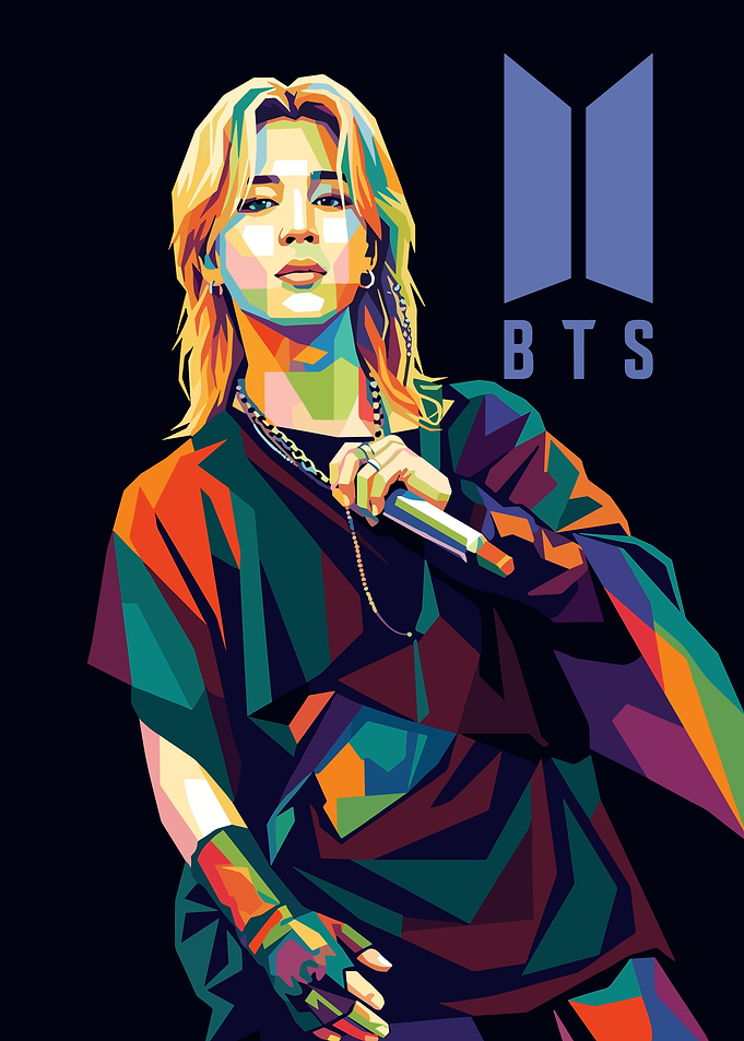Jimin BTS Pop Art Portrait