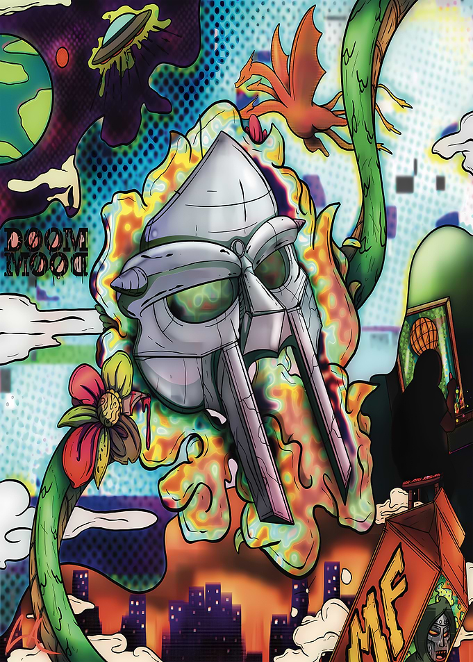 MF DOOM Surreal Hip Hop Art