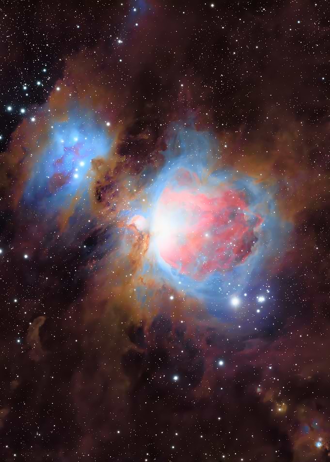 Vibrant Orion Nebula - Deep Space View