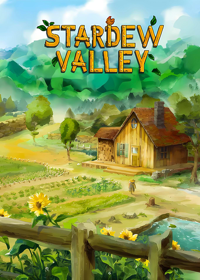 Stardew Valley Farm Landscape Art