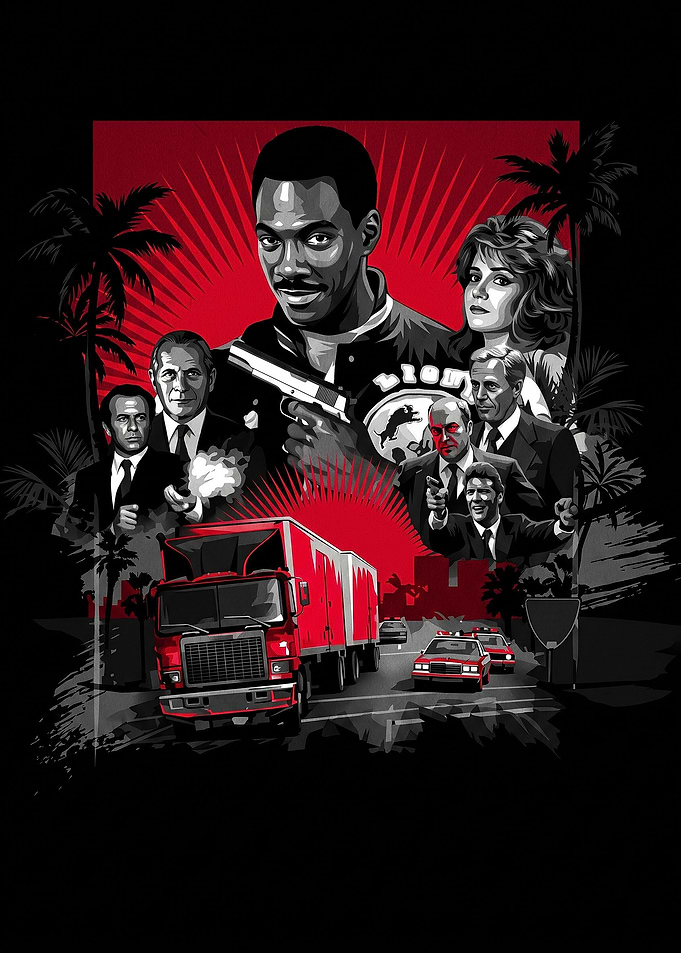 Beverly Hills Cop Movie Poster Art