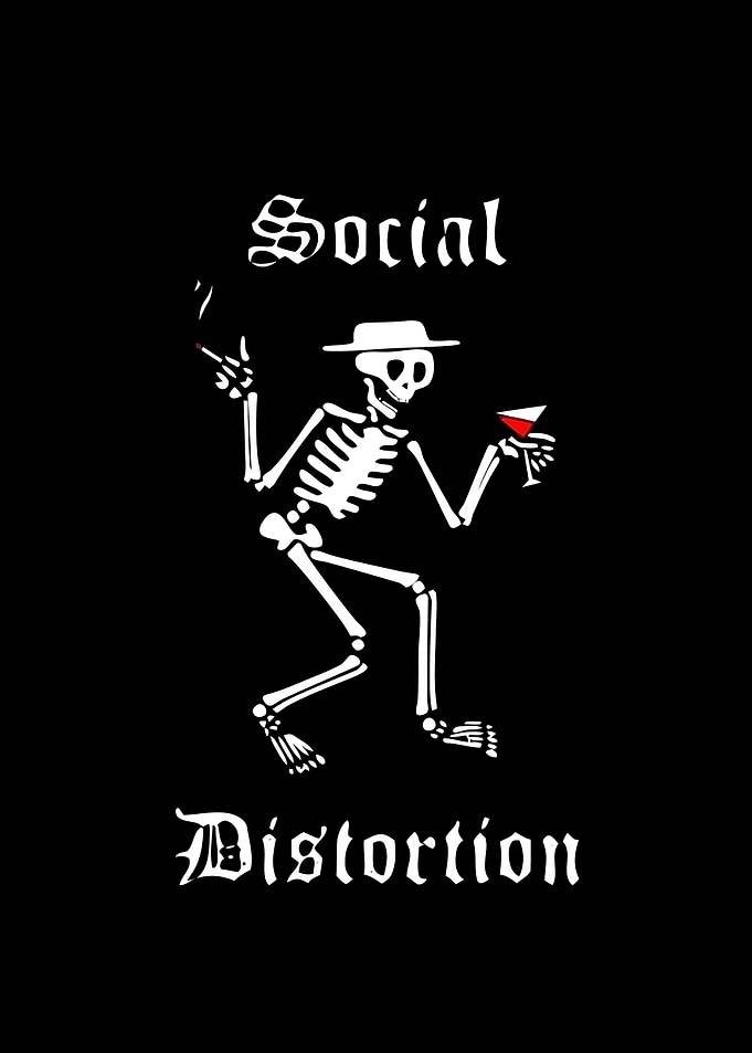 Social Distortion Skeleton Logo