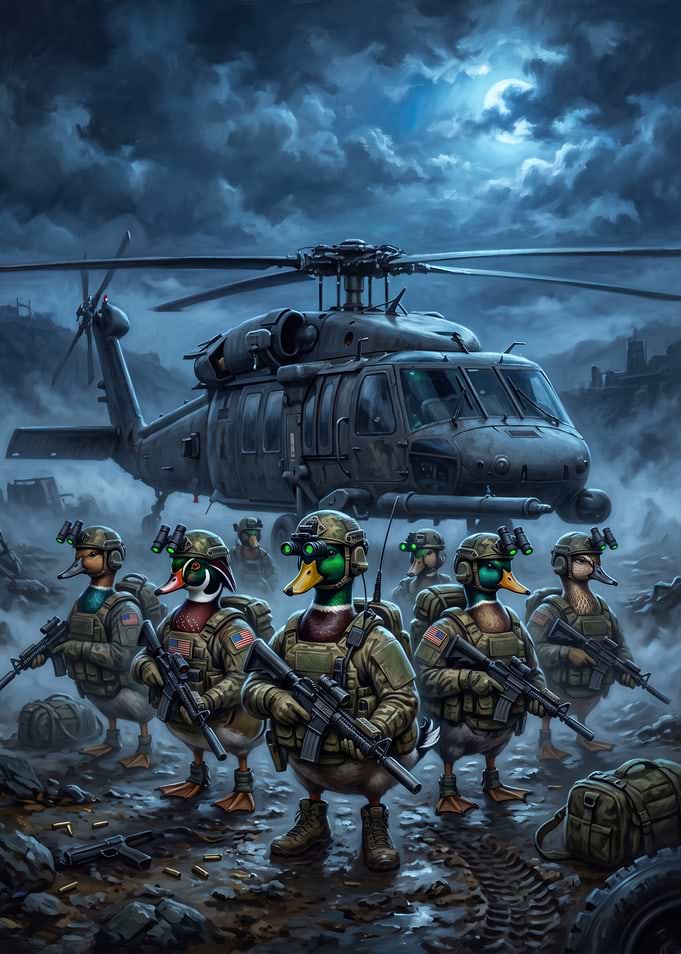 Tactical Duck Special Forces Squad