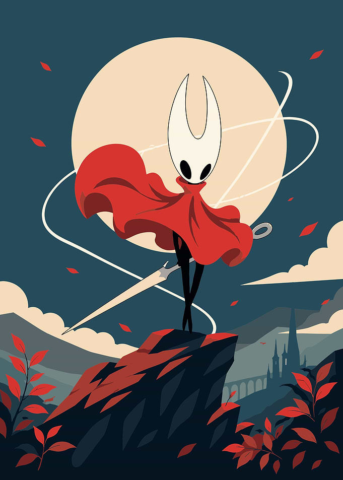 Hornet from Hollow Knight Illustration
