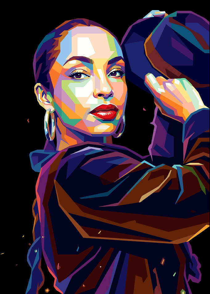Sade Pop Art Portrait