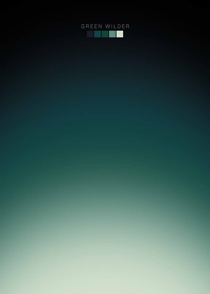 Green Wilder Minimalist Color Palette