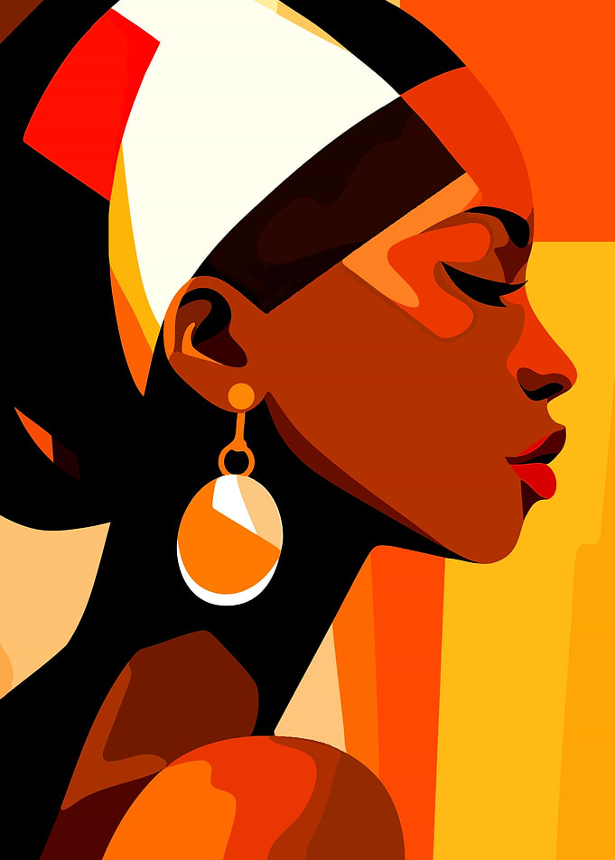 Abstract Portrait of a Woman