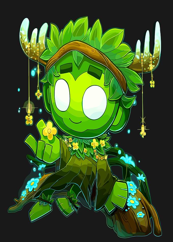 Oberon Forest Spirit Character Art