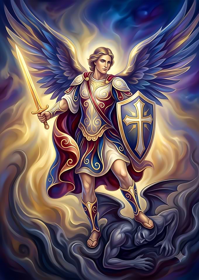 Archangel Michael Defeating the Devil
