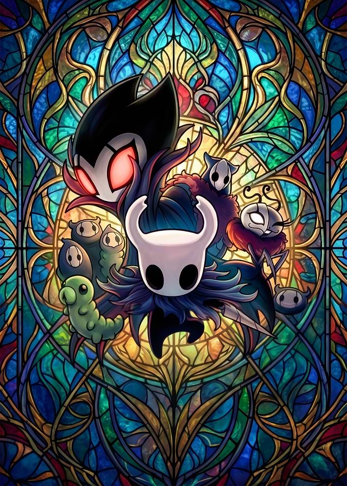 Hollow Knight Stained Glass