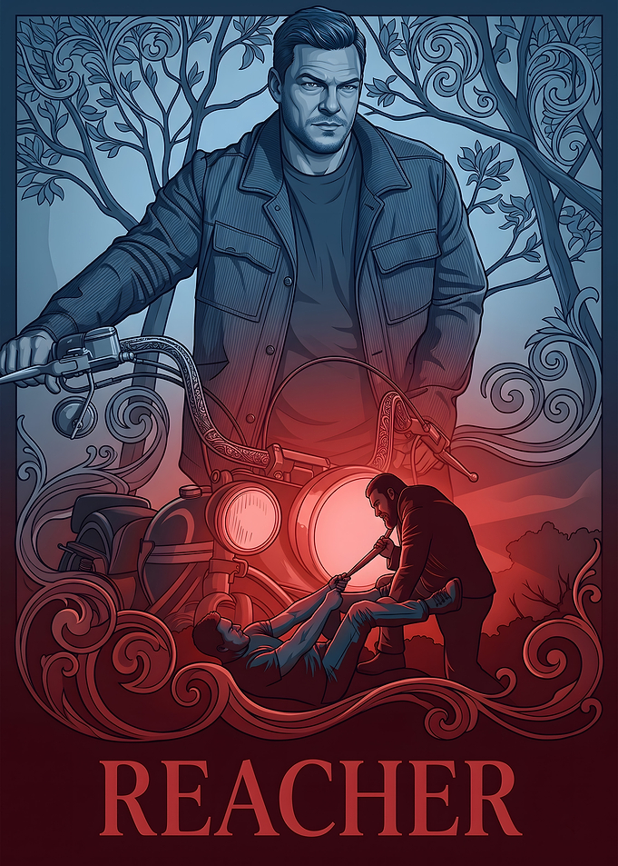 Reacher TV Show Fan Art Poster