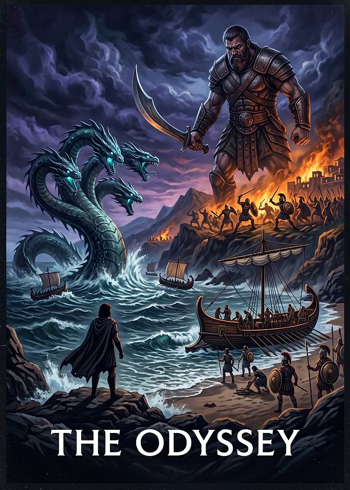 The Odyssey Epic Mythological Battle