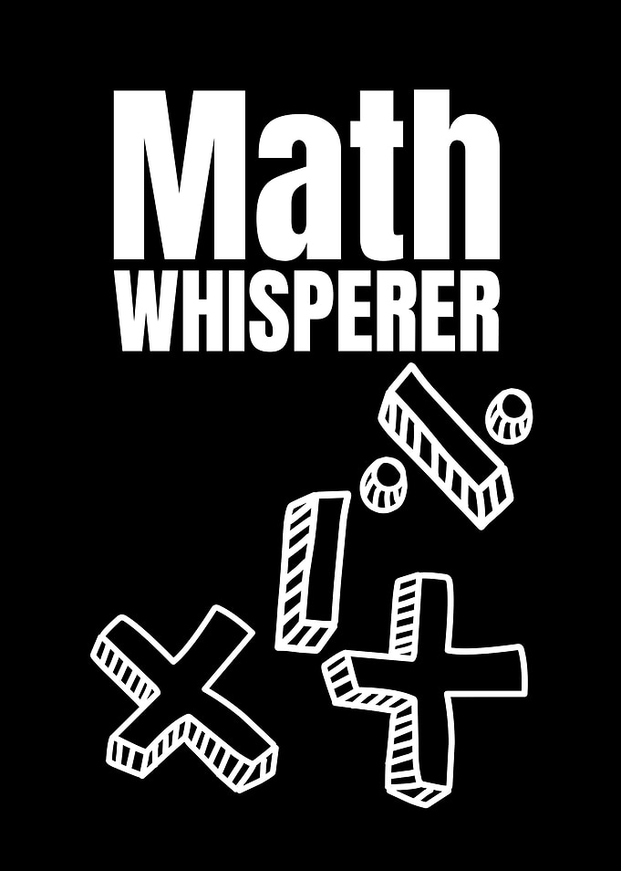 Math Whisperer Typography Design