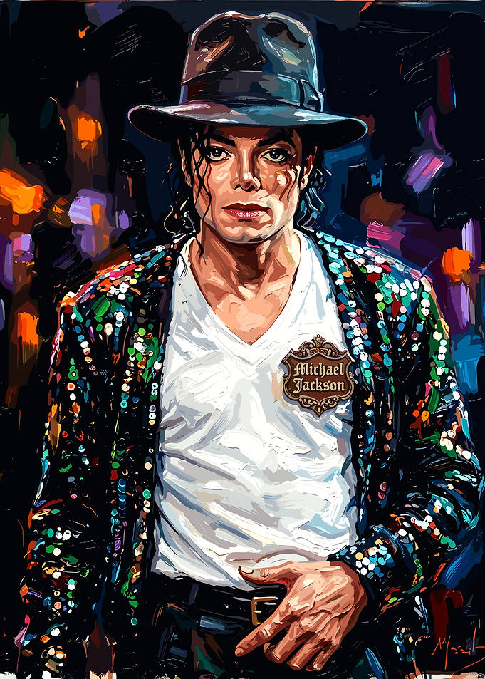 Michael Jackson painting style