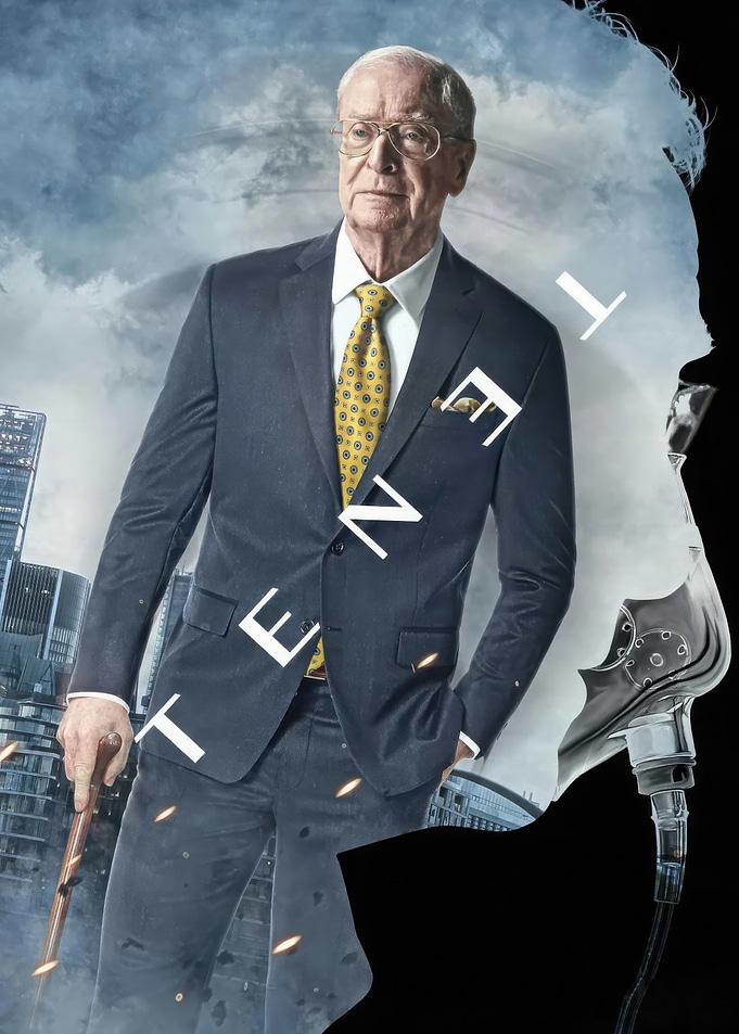 Michael Caine Tenet Movie Poster