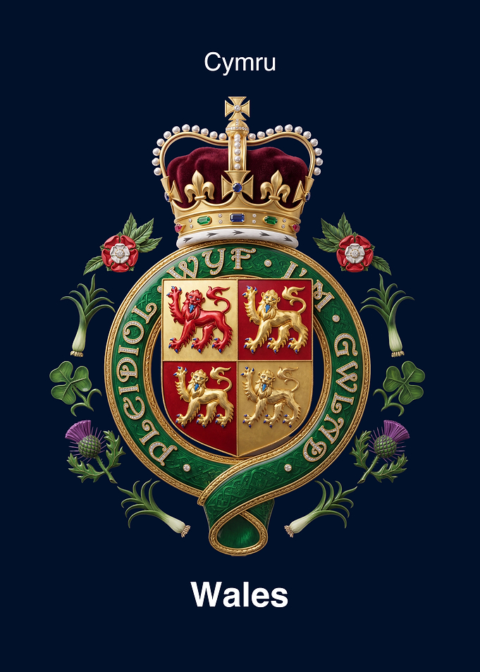 Royal Badge of Wales Emblem