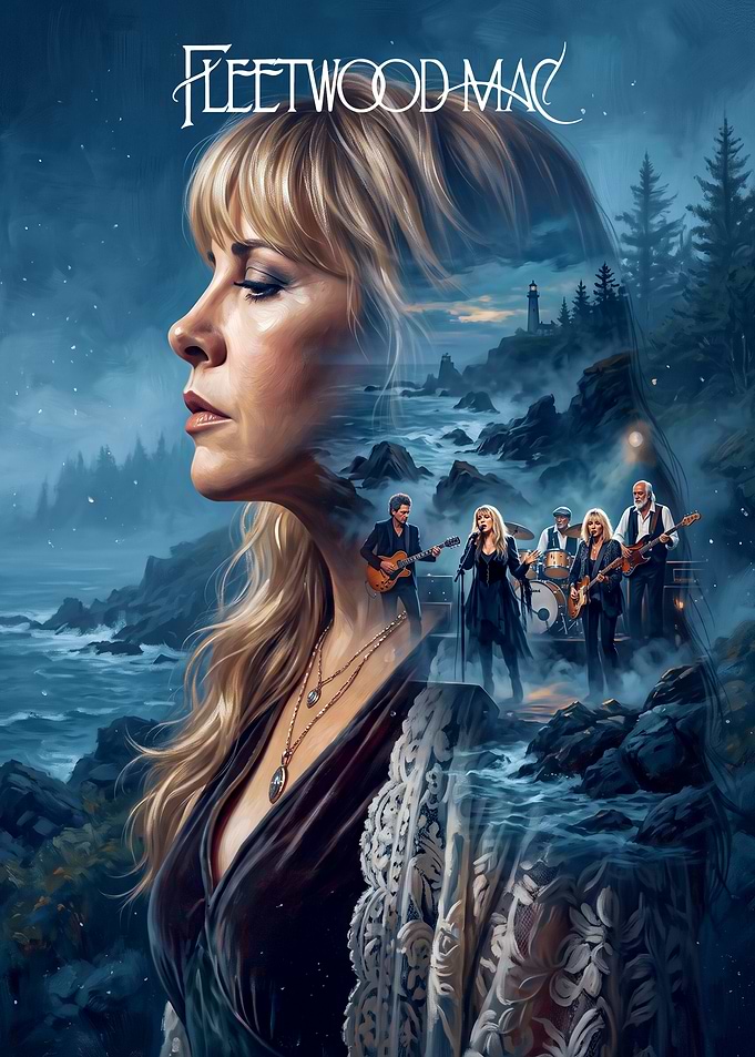 Fleetwood Mac Double Exposure Art