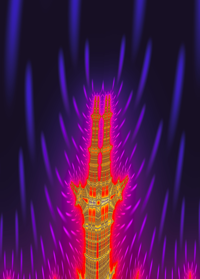 Lucid Clocktower - Burning Ship Fractal