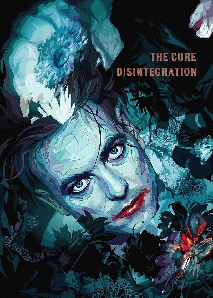 The Cure Disintegration Album Art Poster