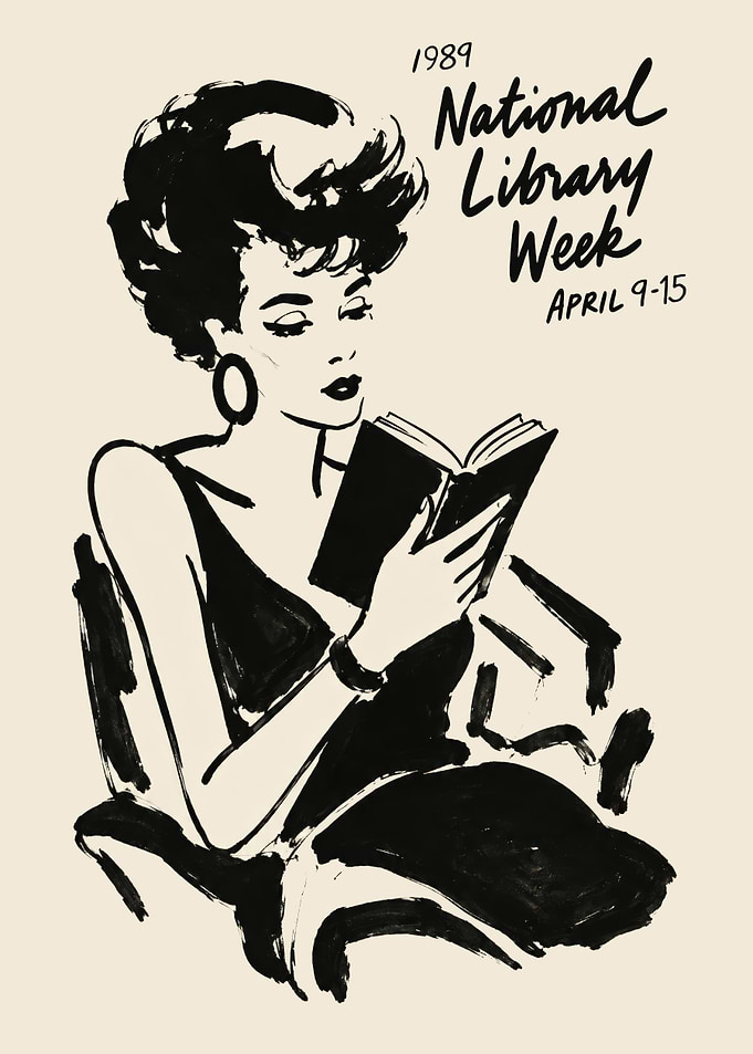 1989 National Library Week Poster