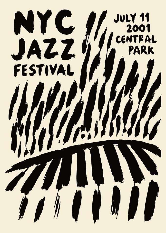 NYC Jazz Festival 2001 Poster