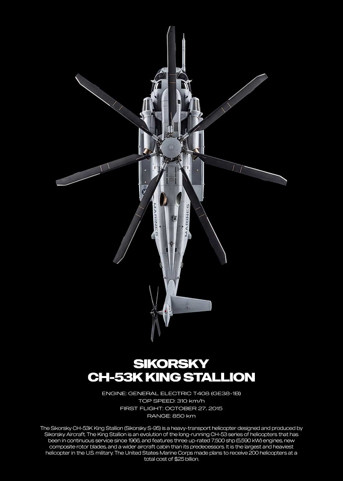 Sikorsky CH-53K King Stallion Poster