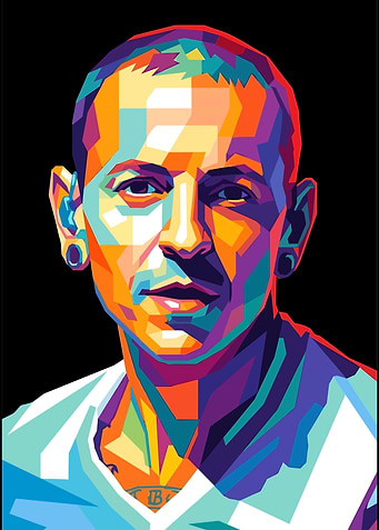 Chester Bennington Pop Art Portrait