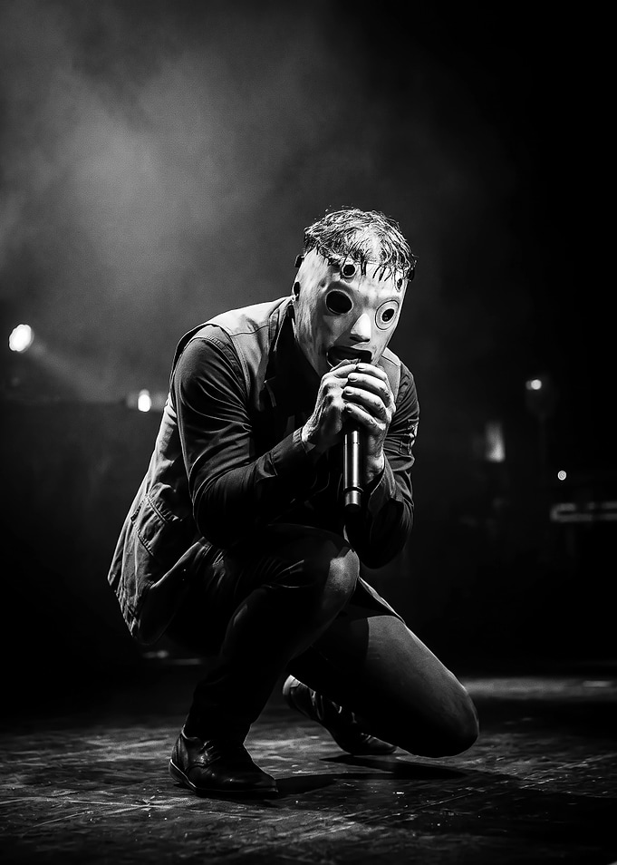 Corey Taylor Performing in Mask