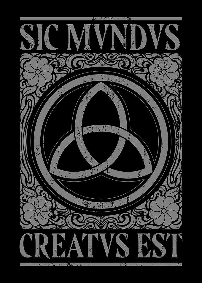 Dark Triquetra Sic Mundus Creatus Est