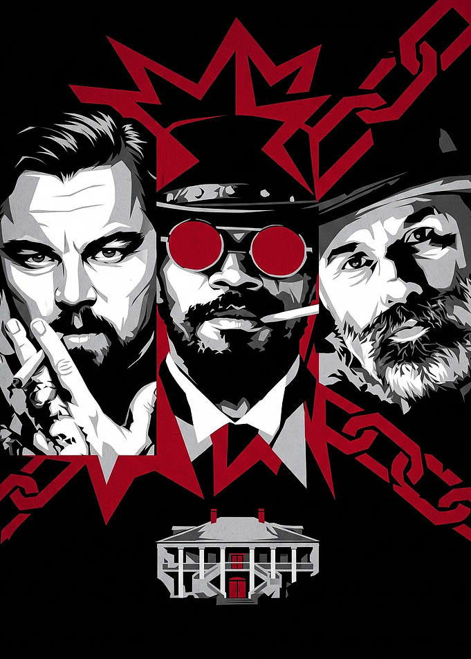 Django Unchained Minimalist Movie Poster