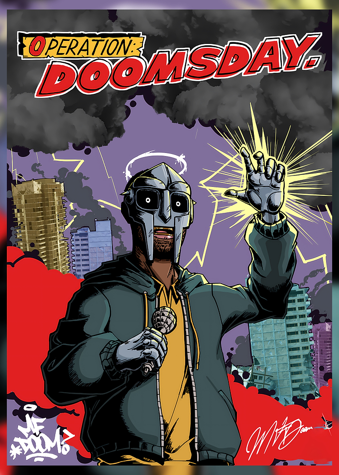 MF DOOM Operation Doomsday Comic Art