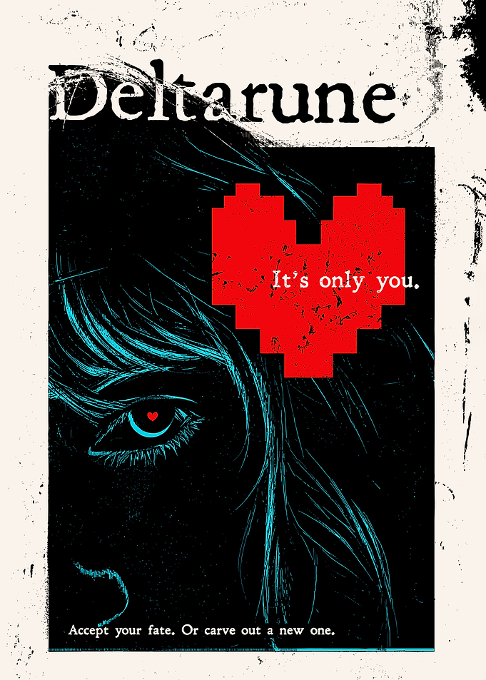Deltarune Fan Art Poster