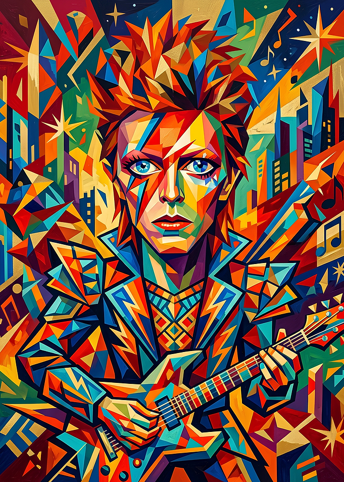 David Bowie Ziggy Stardust Pop Art