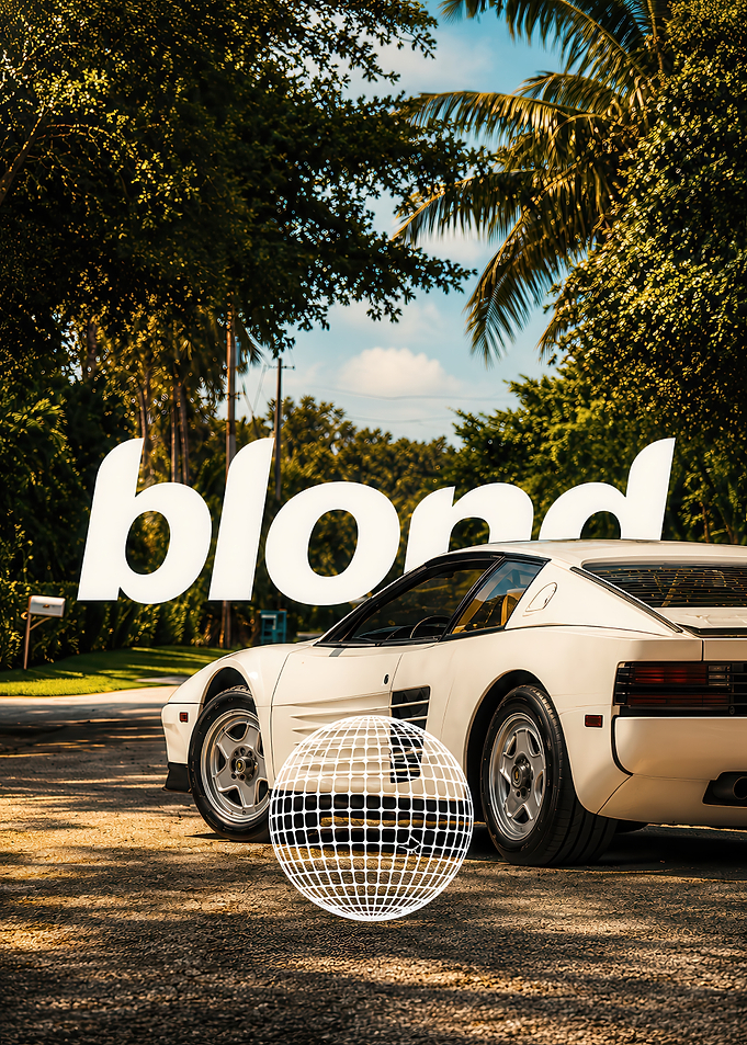 Frank Ocean Blond Album Art