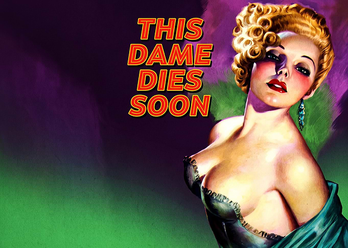 Vintage Noir Femme Fatale Poster
