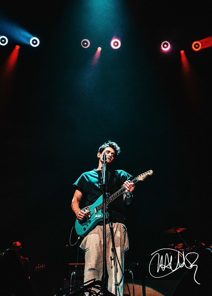 John Mayer Performing Live on Stage