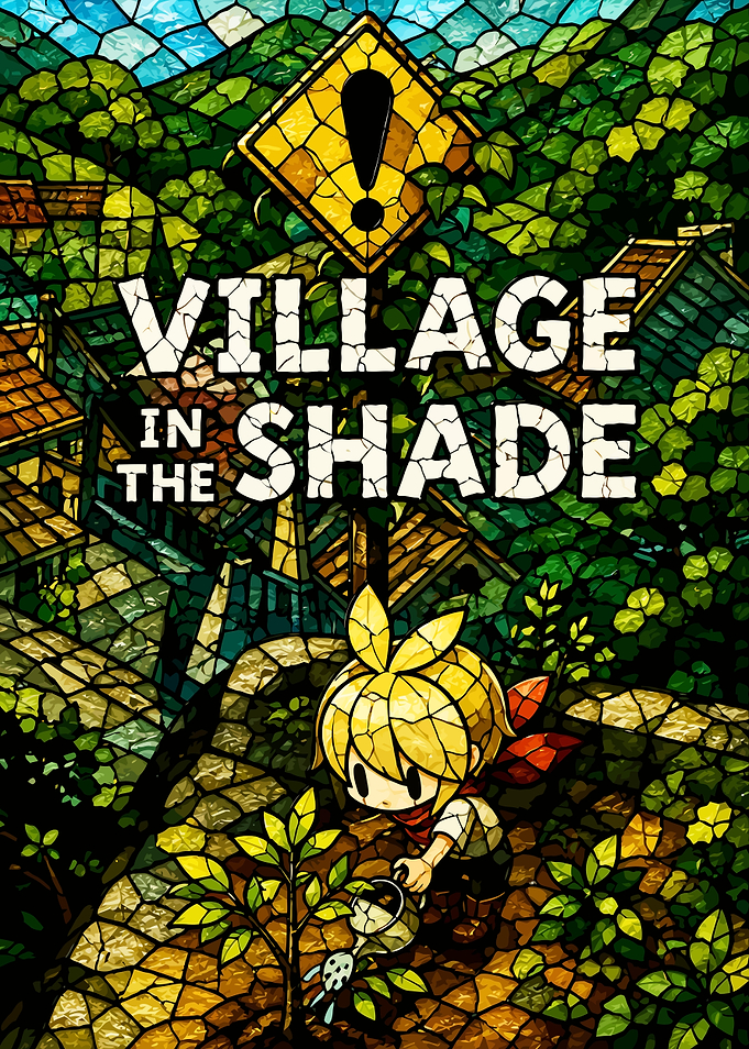 Village in the Shade Stained Glass Art