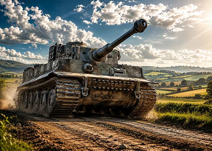 German Tiger I heavy tank