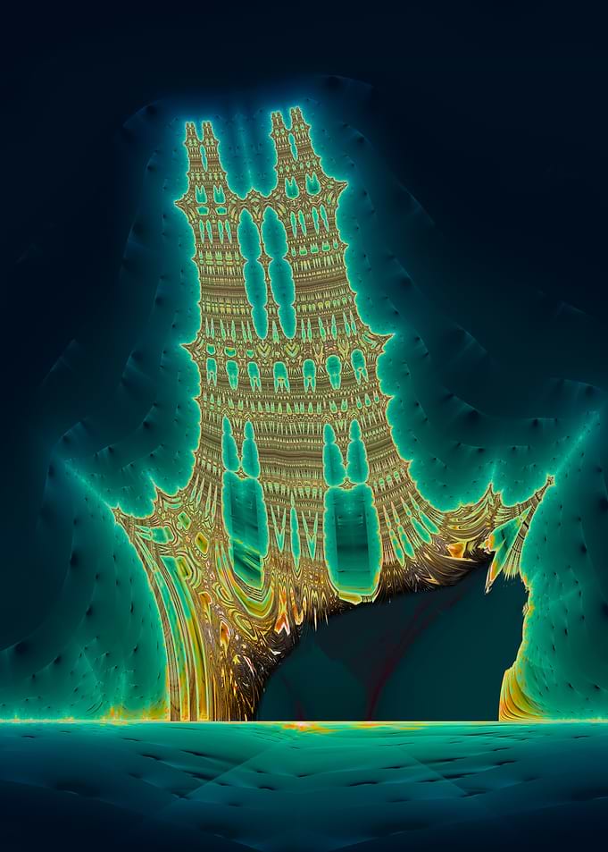 Seabed Wreck - Burning Ship Fractal