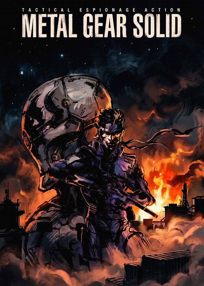 Metal Gear Solid Tactical Espionage Poster