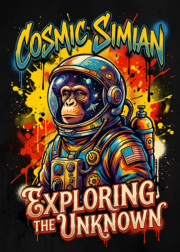 Cosmic Simian Exploring the Unknown