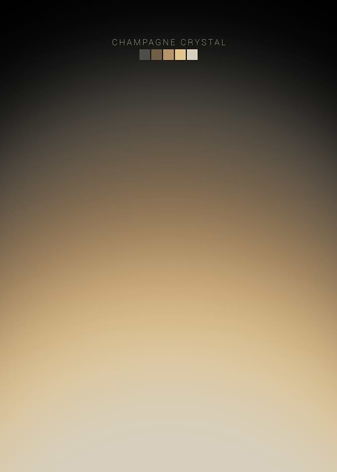 Champagne Crystal Color Palette Gradient