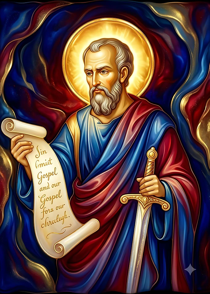 Saint Paul the Apostle Religious Icon