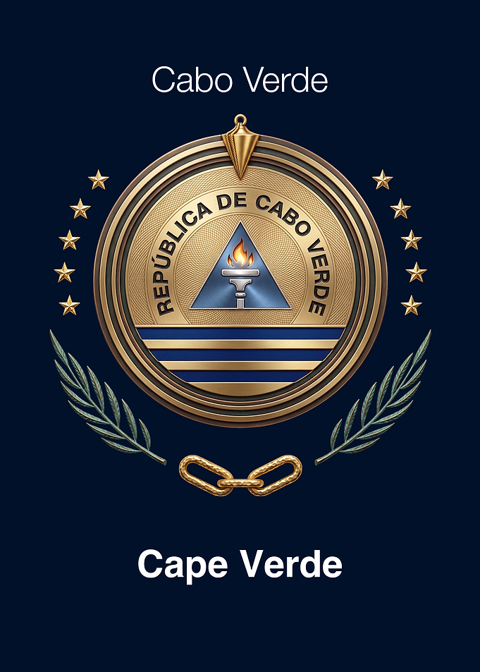 Cabo Verde National Emblem Graphic