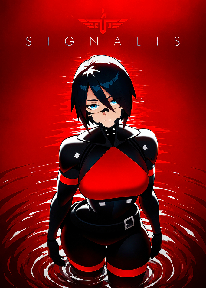 Signalis Elster Character Poster