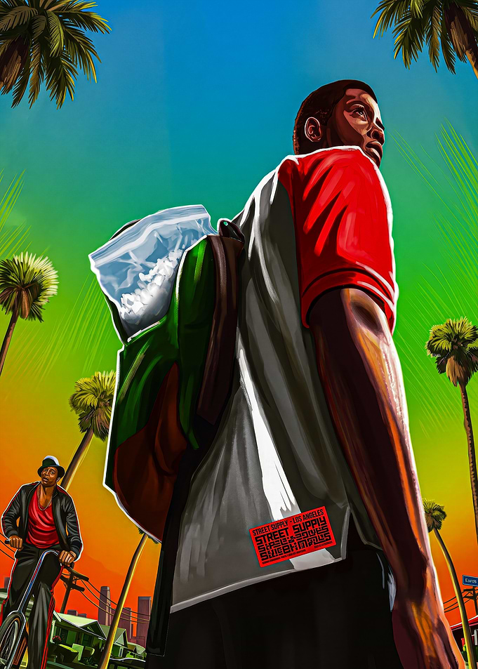 Street Supply Urban Lifestyle Illustration