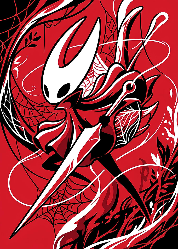 Hornet from Hollow Knight Illustration