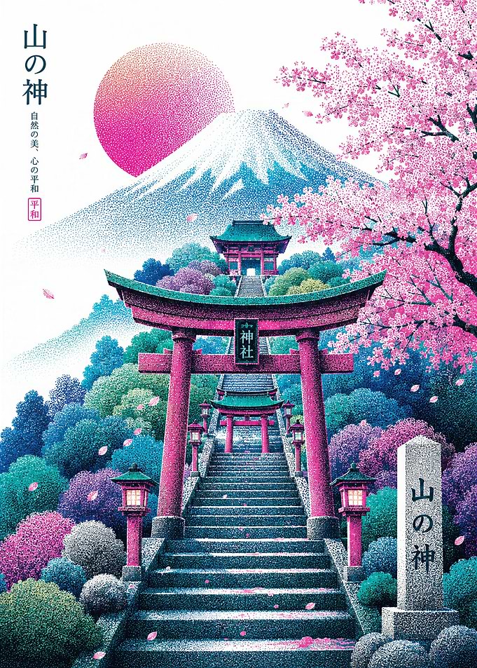 Mount Fuji - Torii Gate